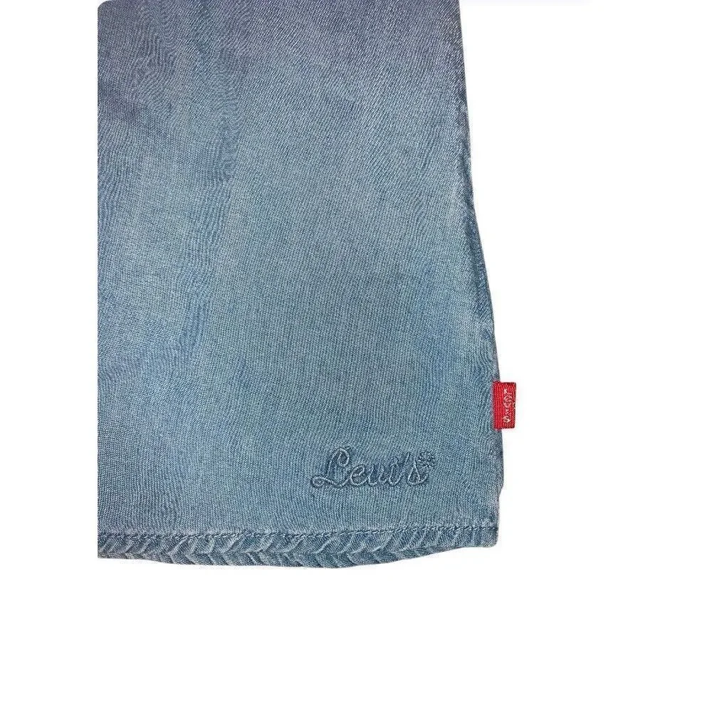 Levi’s Off The Shoulder Denim Dress